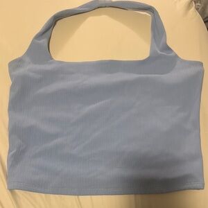 Abercrombie & Fitch Blue Casual Tank Top